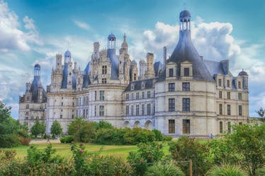 Tour privato nella Valle della Loira con Chenonceau e Chambord e degustazione di vini alle Grotte Ambacia